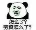 熊猫头疑惑询问怎么了劳资怎么了 表情包