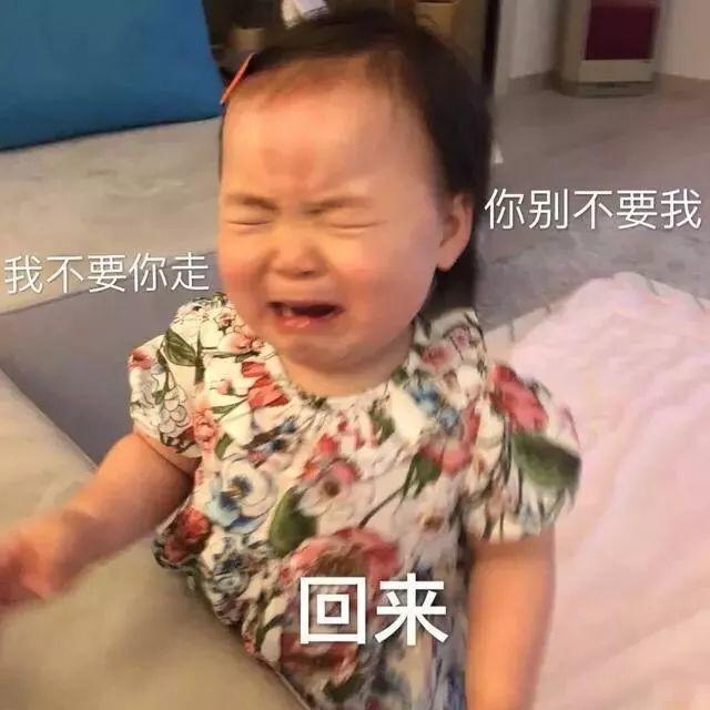 哭求你别走快回来 表情包