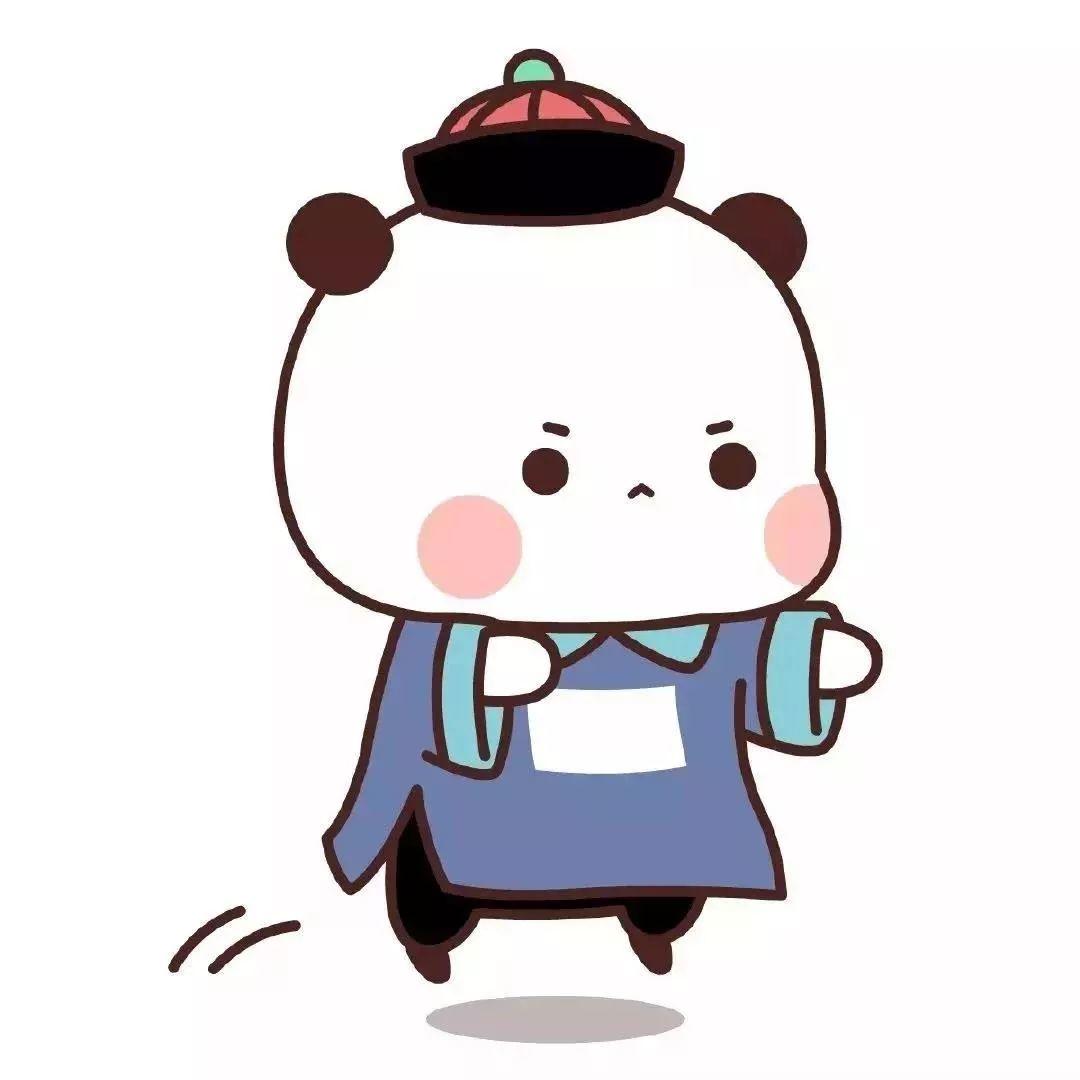 穿古装的熊猫生气叉腰 头像