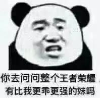 熊猫头：王者荣耀里我最乖最强 表情包