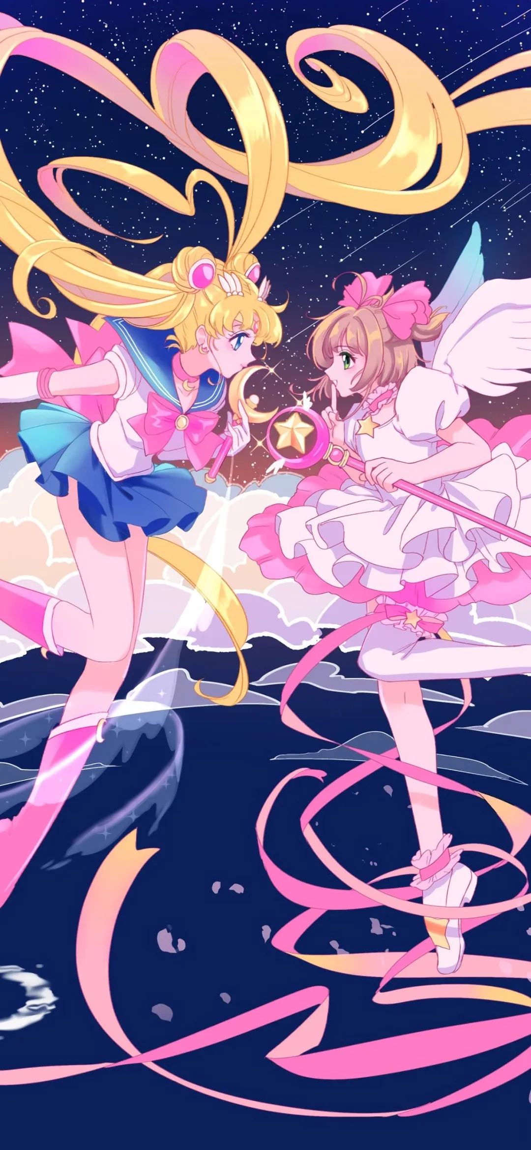 美少女战士与魔法少女的星空之约 壁纸