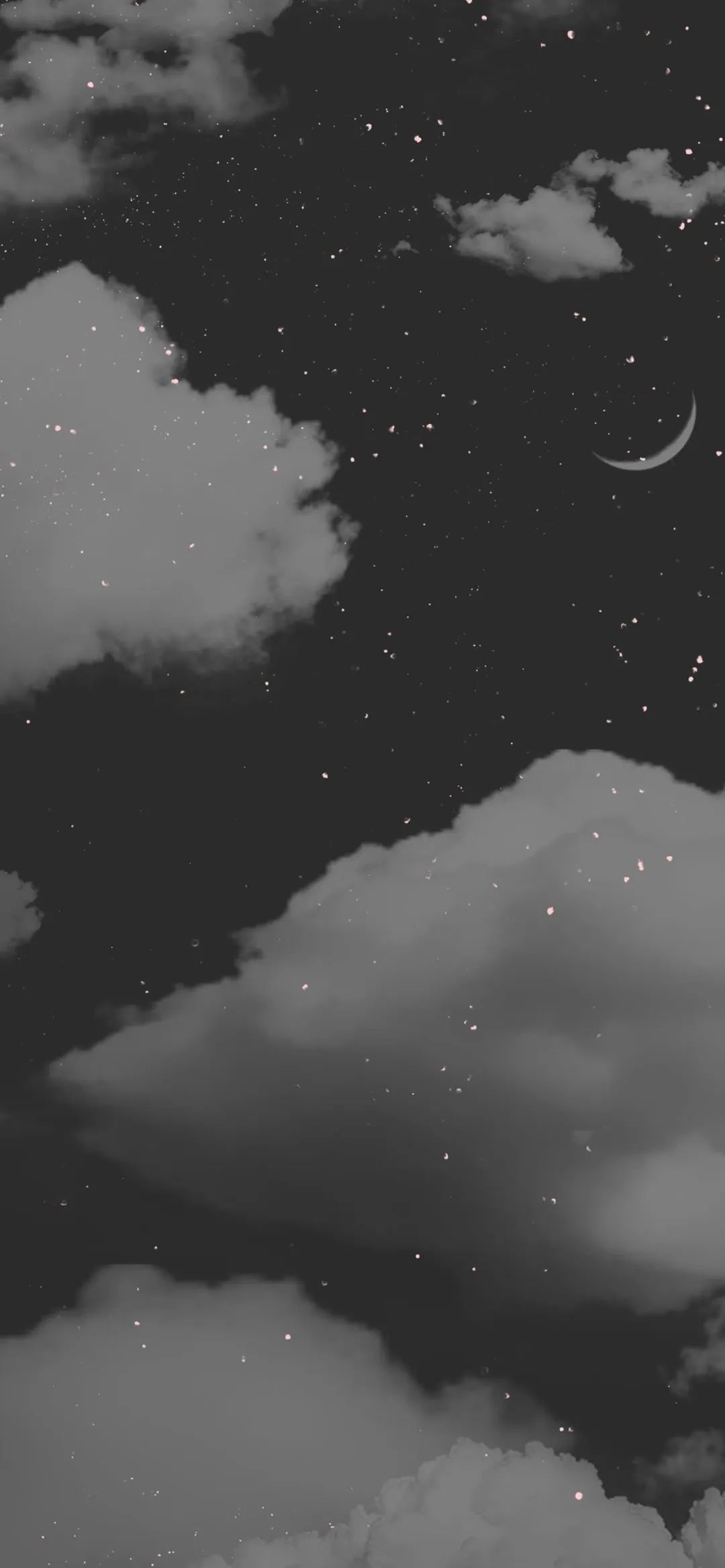 唯美暗黑星空月亮壁纸 - 其他壁纸