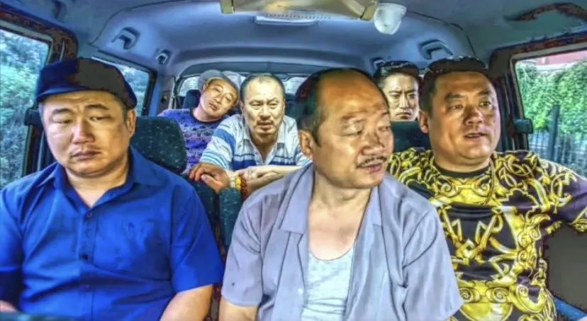 面包车里的中年大叔众生相 表情包