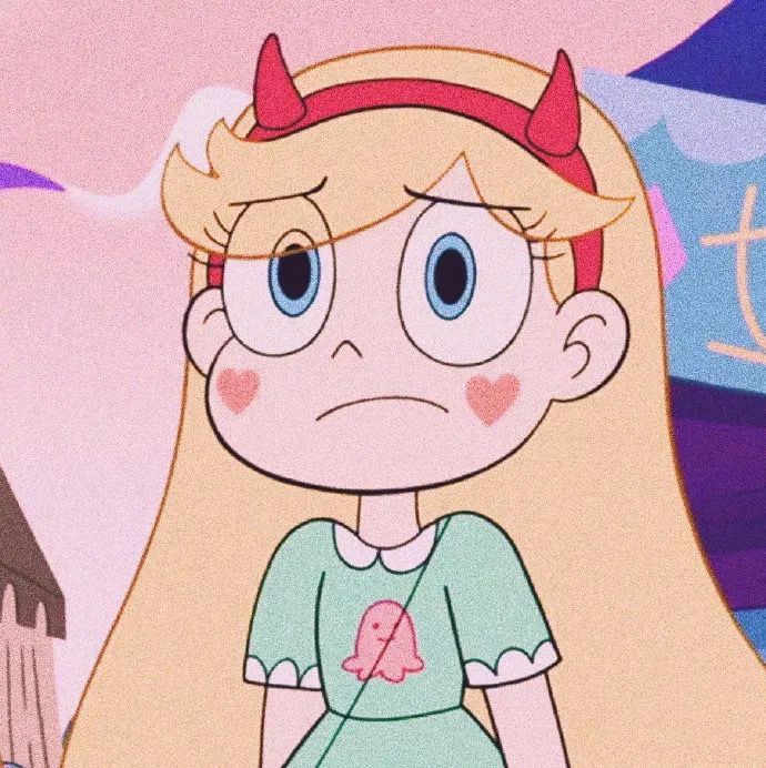 星蝶公主委屈又无语的表情 头像