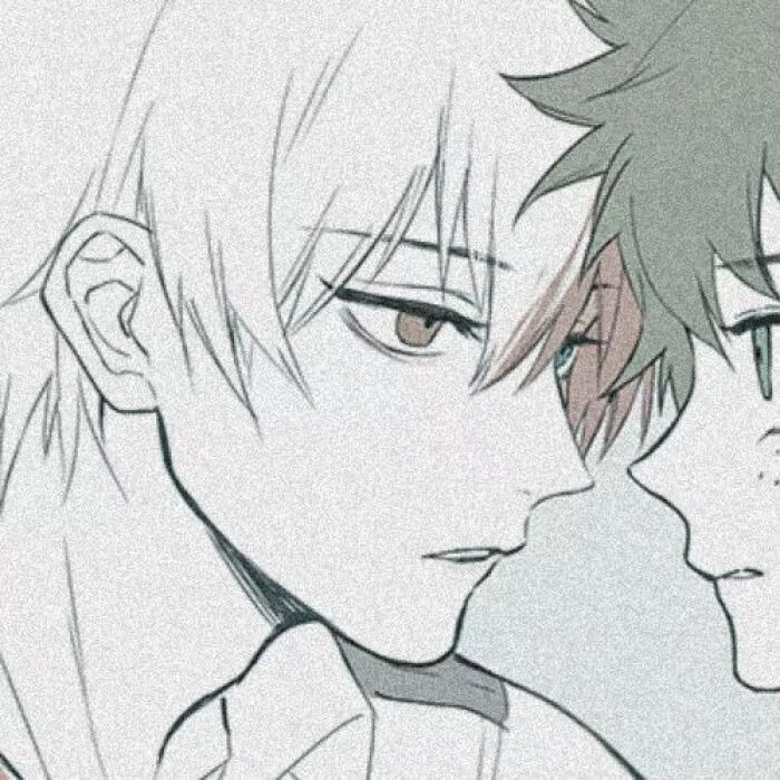 动漫男生侧脸特写头像 头像