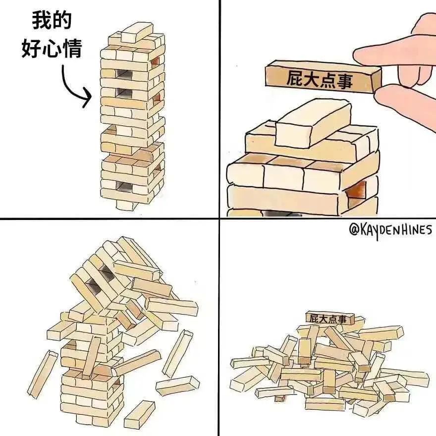 一点屁大点事让好心情全崩了 - 沙雕表情包