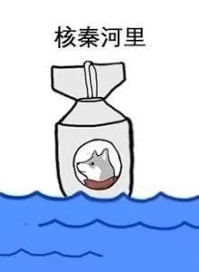 核秦河里简笔画狗表情包 - 沙雕表情包