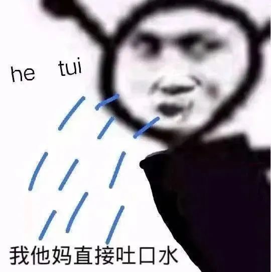 熊猫头我他妈直接吐口水 表情包