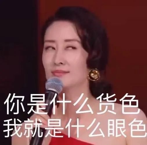 【表情包】你是什么货色，我就是什么眼色